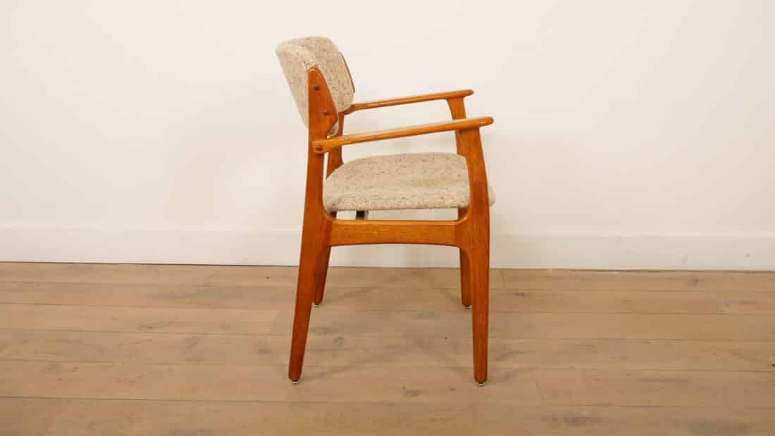 6 X Dining Chairs Erik Buch Model 49 Teak With Armrests