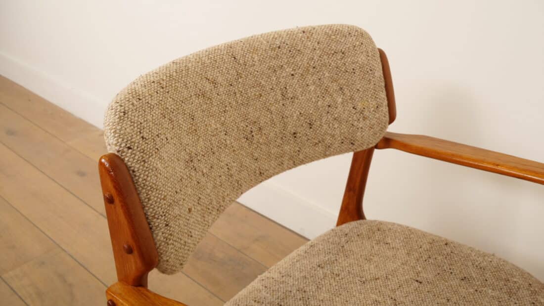 6 X Dining Chairs Erik Buch Model 49 Teak With Armrests