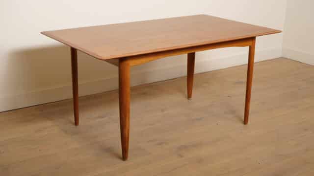 Vintage Dining Table Teak Extendable