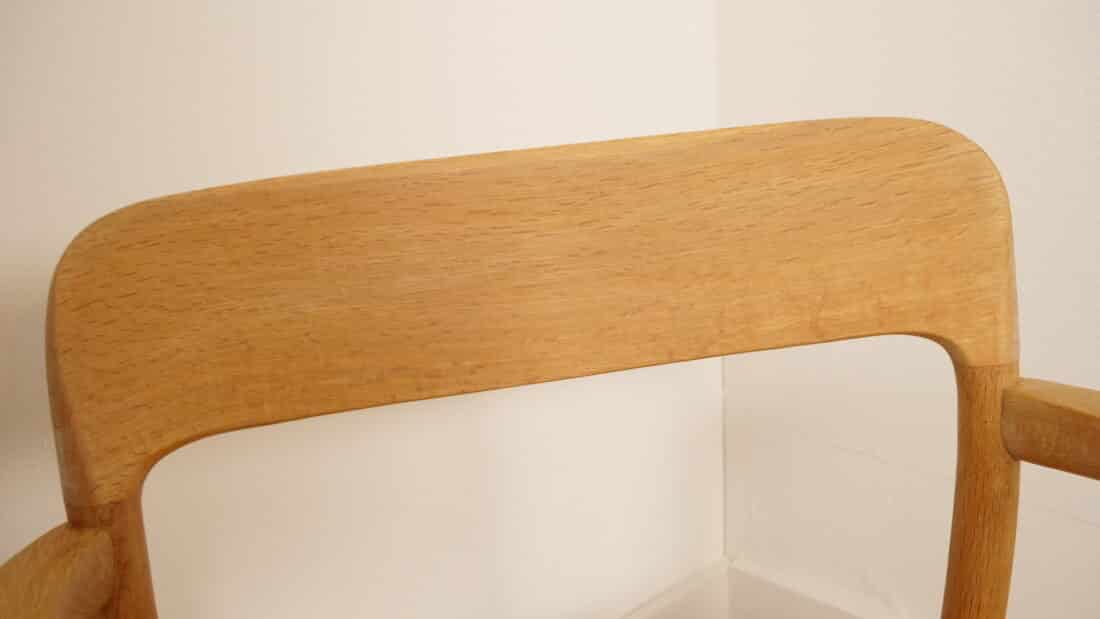 6 X Niels Otto Moller Eetkamerstoelen Model 56 Eiken Gerestaureerd