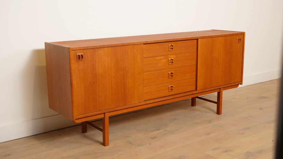 Vintage Dressoir Teak 183 Cm