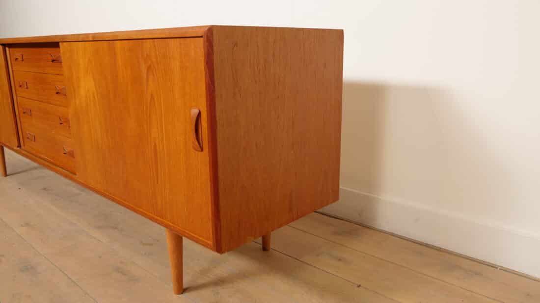 Vintage Dressoir Schuifdeuren Scandinavisch Design 209 Cm