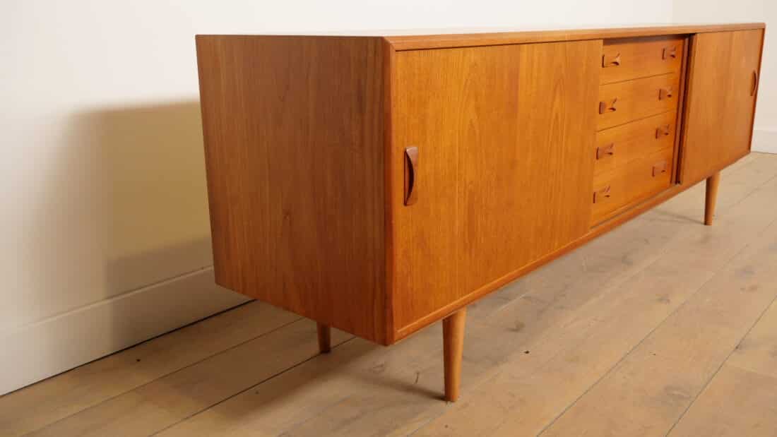 Vintage Dressoir Schuifdeuren Scandinavisch Design 209 Cm