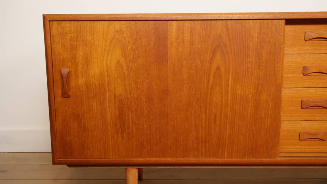 Vintage Dressoir Schuifdeuren Scandinavisch Design 209 Cm