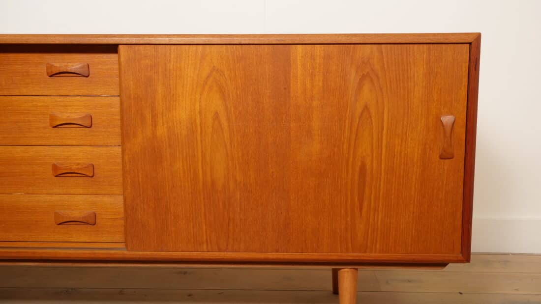 Vintage Dressoir Schuifdeuren Scandinavisch Design 209 Cm