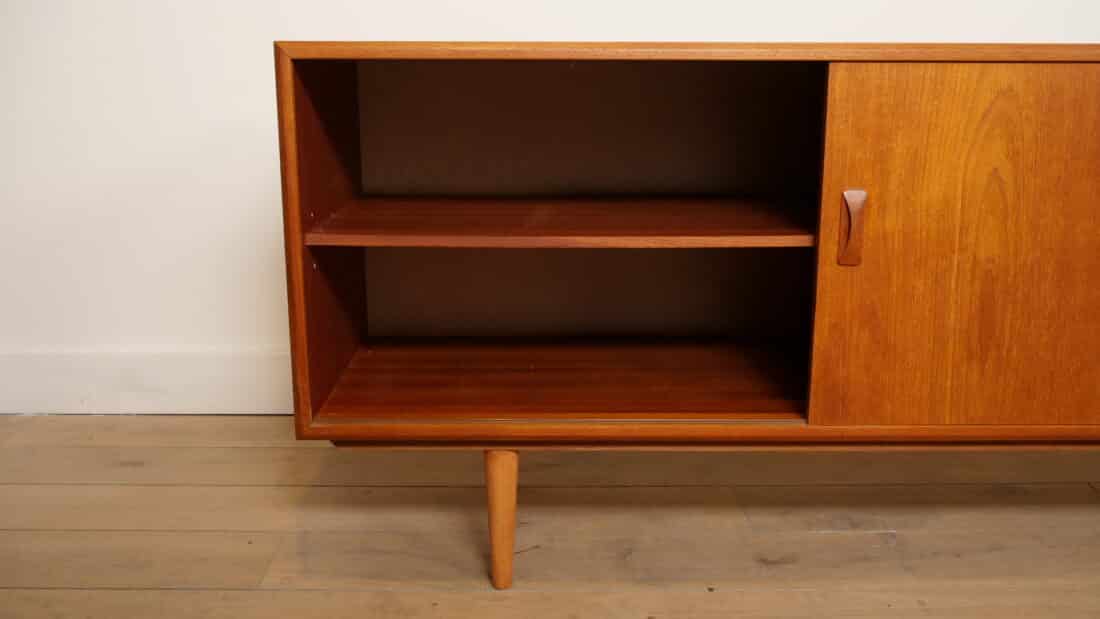 Vintage Dressoir Schuifdeuren Scandinavisch Design 209 Cm