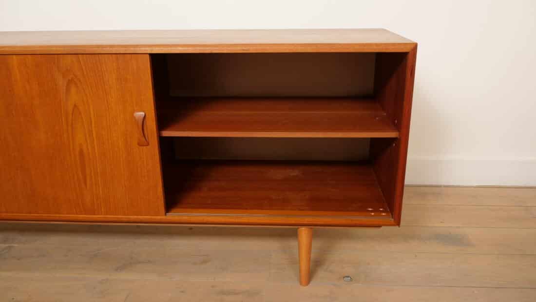 Vintage Dressoir Schuifdeuren Scandinavisch Design 209 Cm