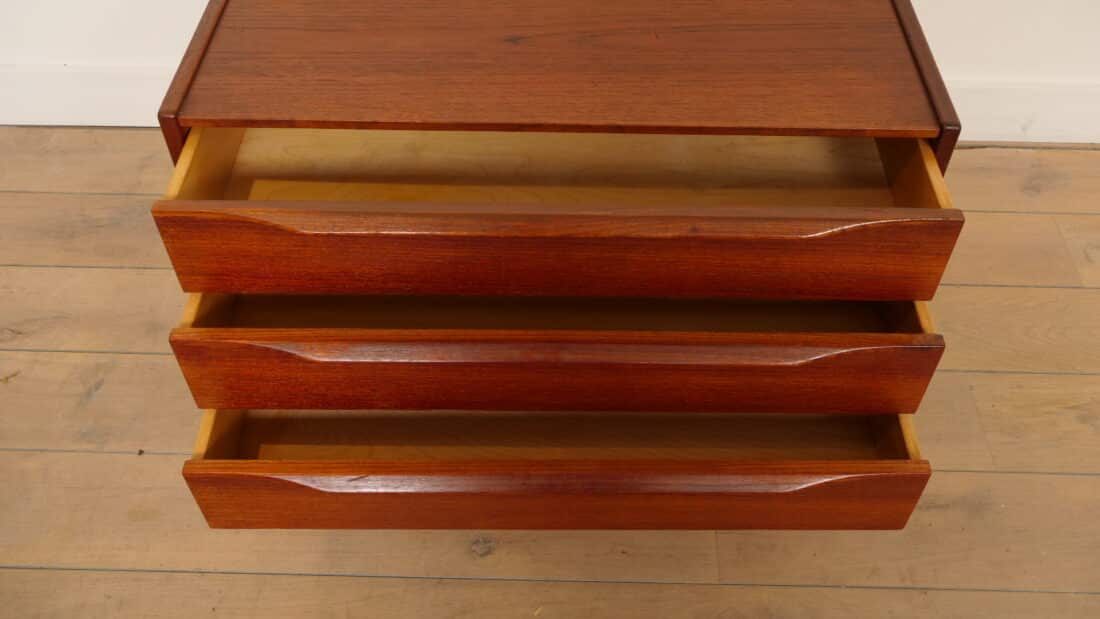 Vintage Ladekast Kai Kristiansen Deens Design Teak Mid Century Modern