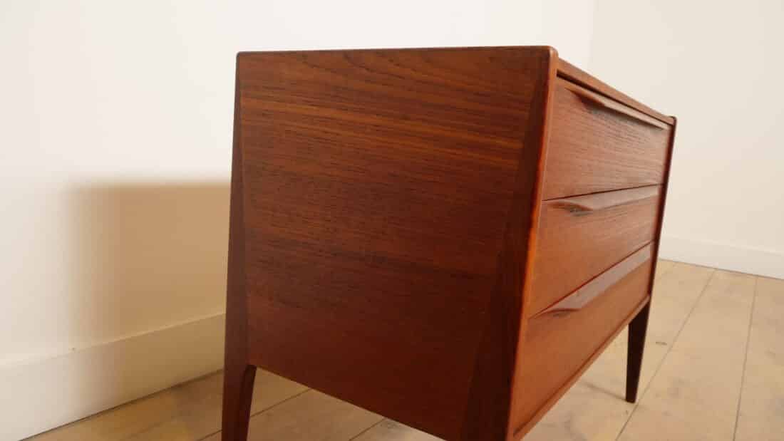 Vintage Ladekast Kai Kristiansen Deens Design Teak Mid Century Modern