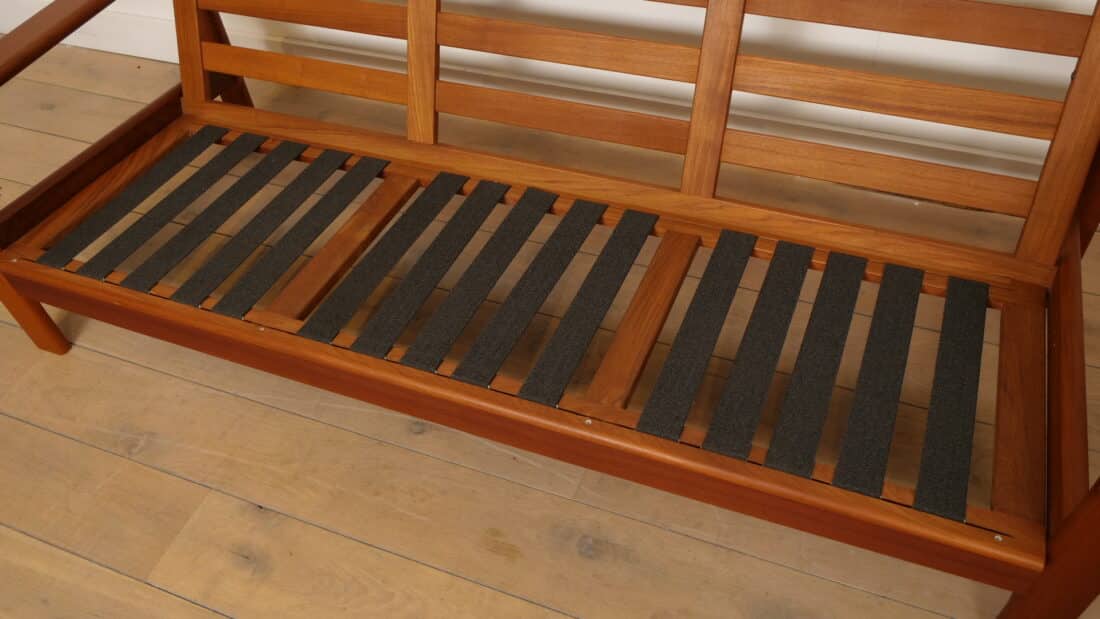 Vintage Bank 3 Zits Teak Crme Deens