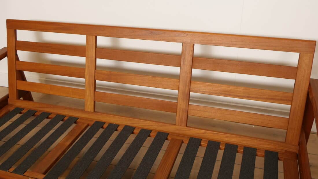 Vintage Bank 3 Zits Teak Crme Deens