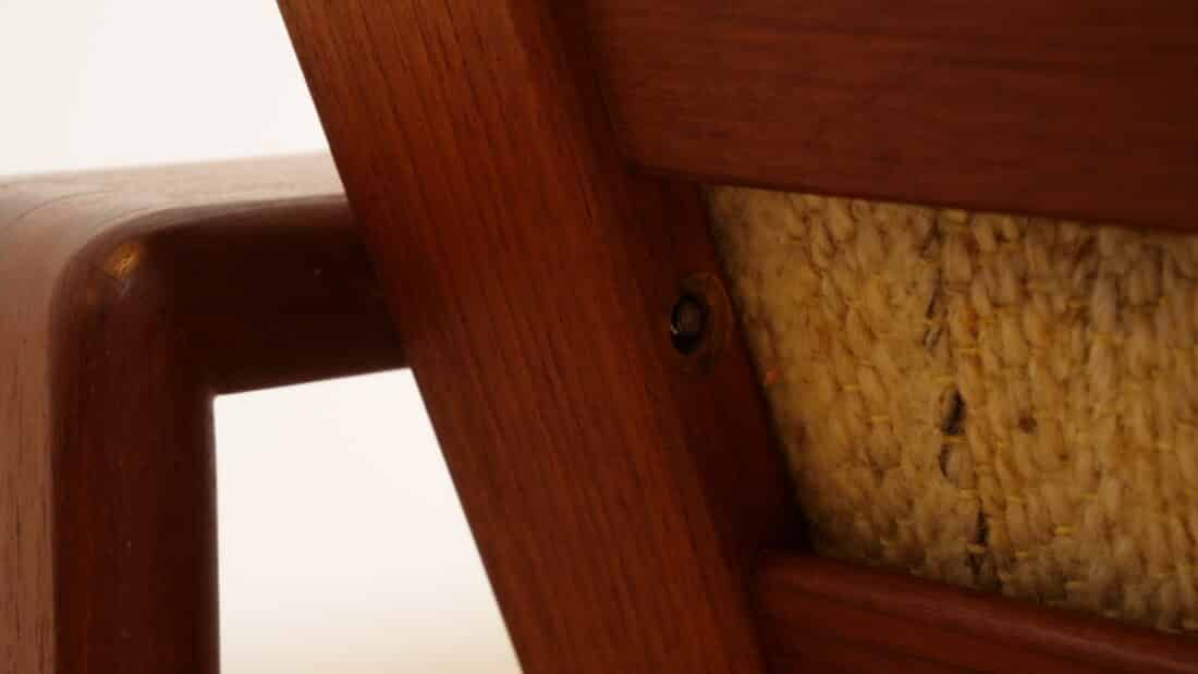 Vintage Lounge Fauteuil Teak Crme