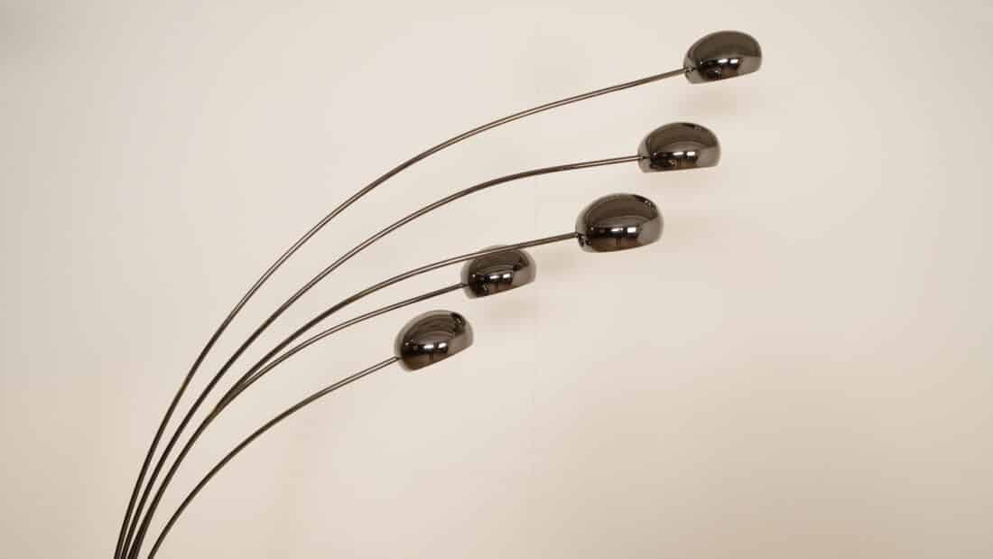 Vintage Design Vloerlamp Cottex Sweden 5 Armig