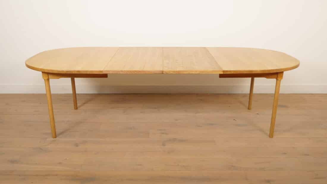 Vintage Ovalen Eettafel Eiken Uitschuifbaar