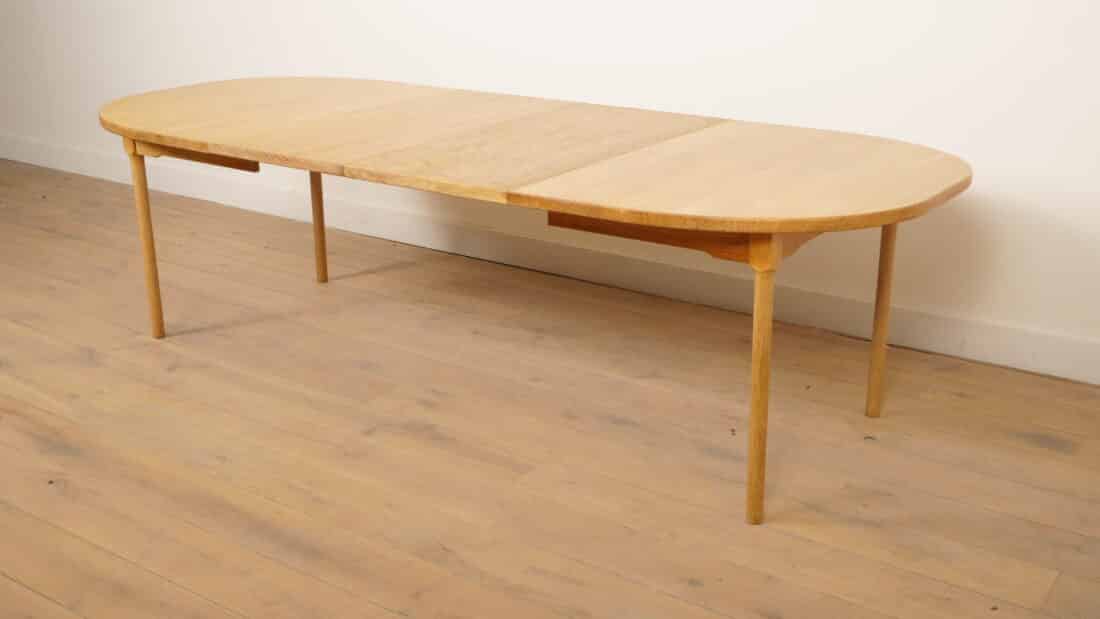 Vintage Ovalen Eettafel Eiken Uitschuifbaar