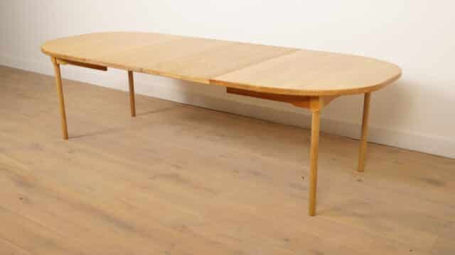 Vintage Ovalen Eettafel Eiken Uitschuifbaar