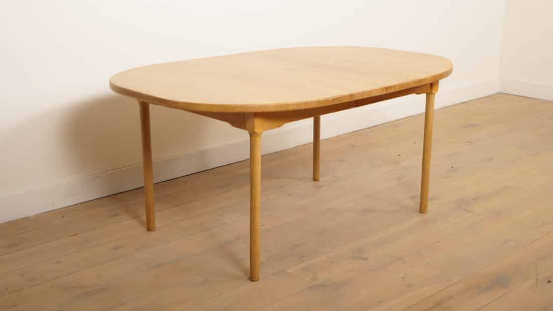 Vintage Ovalen Eettafel Eiken Uitschuifbaar