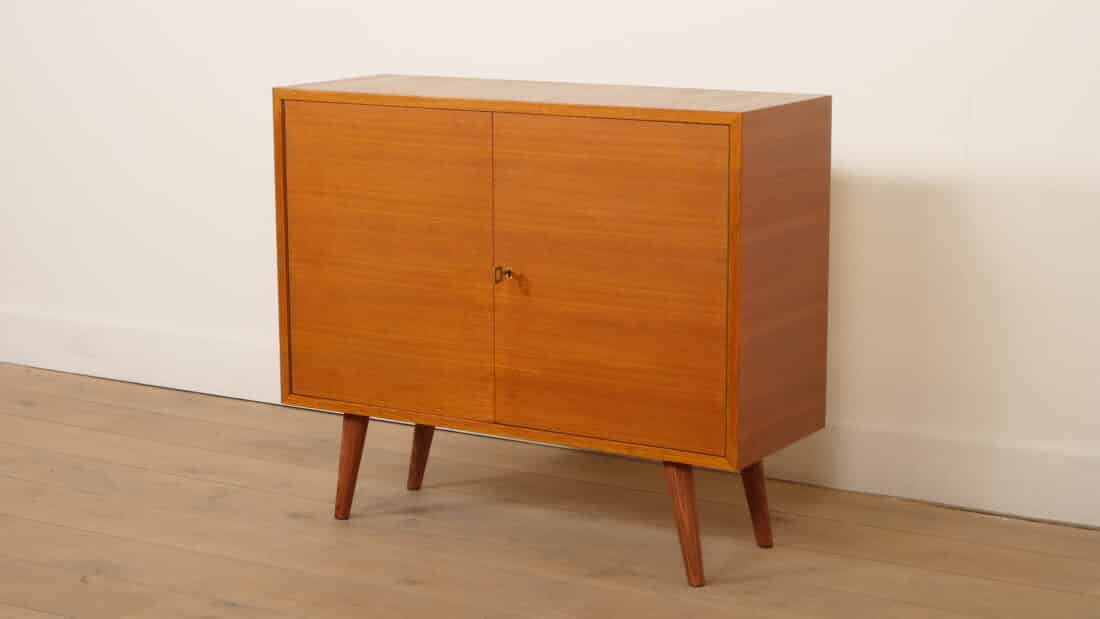 Vintage Wandkast Teak 90 Cm