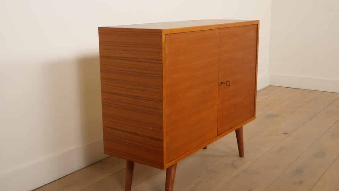 Vintage Wandkast Teak 90 Cm