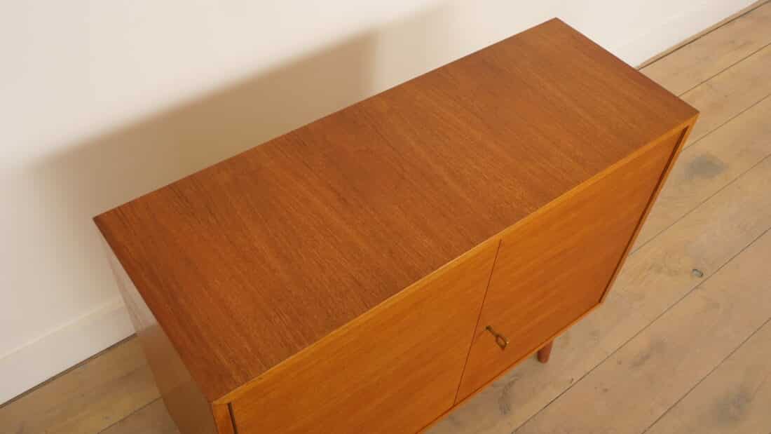 Vintage Wandkast Teak 90 Cm