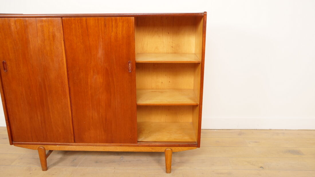 Vintage Highboard Wandkast Teak