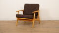Vintage Deense lounge fauteuil | Bruin | 1960s