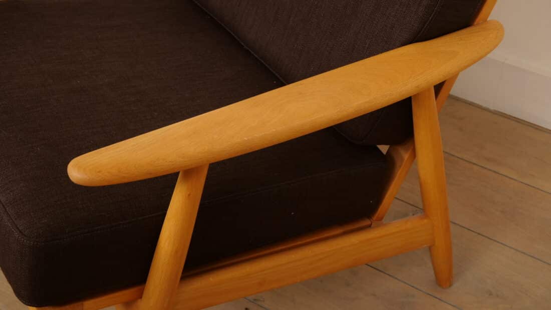 Vintage Deense Lounge Fauteuil Bruin 1960s