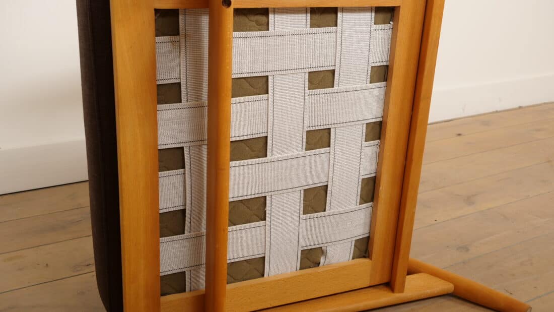 Vintage Deense Lounge Fauteuil Bruin 1960s