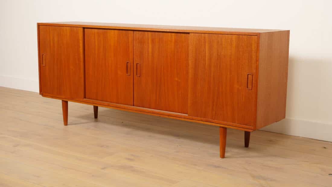 Vintage Deens Dressoir Teak 190 Cm