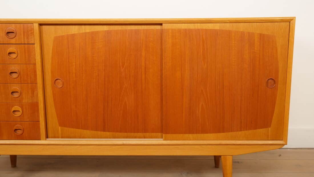 Vintage Dressoir Teak 160 Cm Model Borgia Vintage Dressoir Teak 160 Cm Model Borgia