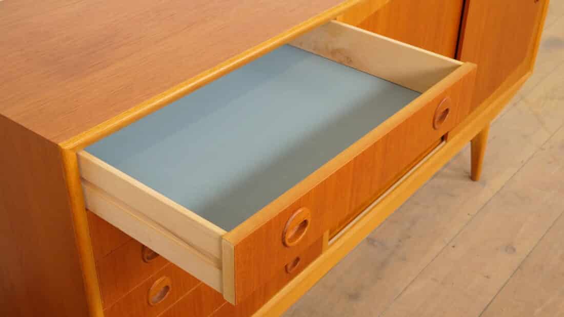 Vintage Dressoir Teak 160 Cm Model Borgia Vintage Dressoir Teak 160 Cm Model Borgia