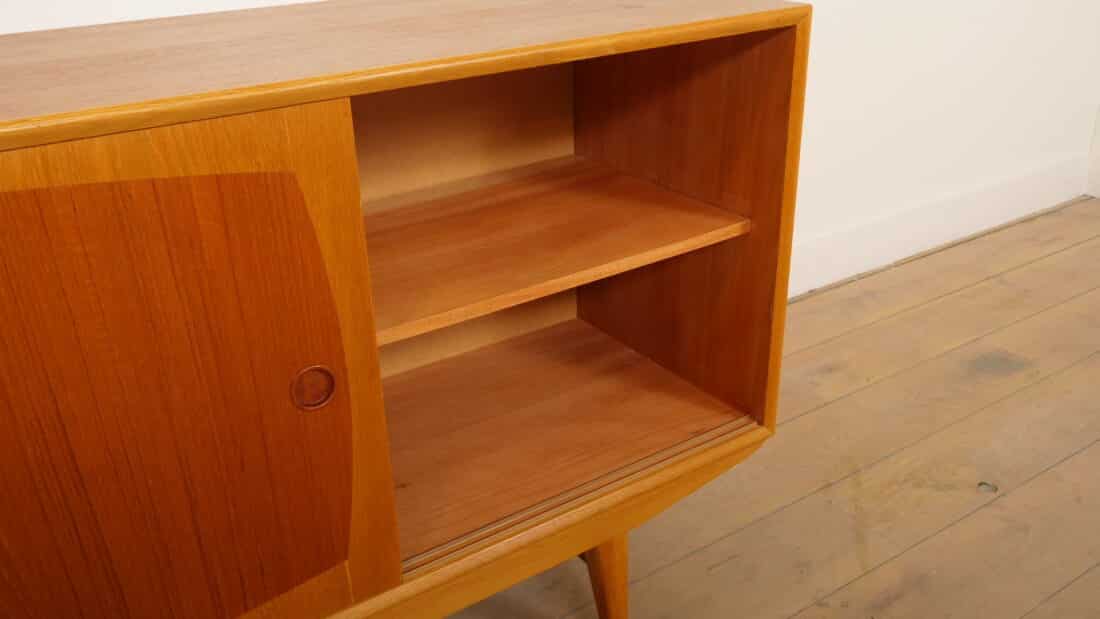 Vintage Dressoir Teak 160 Cm Model Borgia Vintage Dressoir Teak 160 Cm Model Borgia