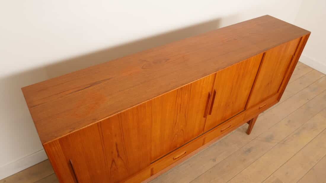 Vintage Highboard Wandkast Teak 1960s