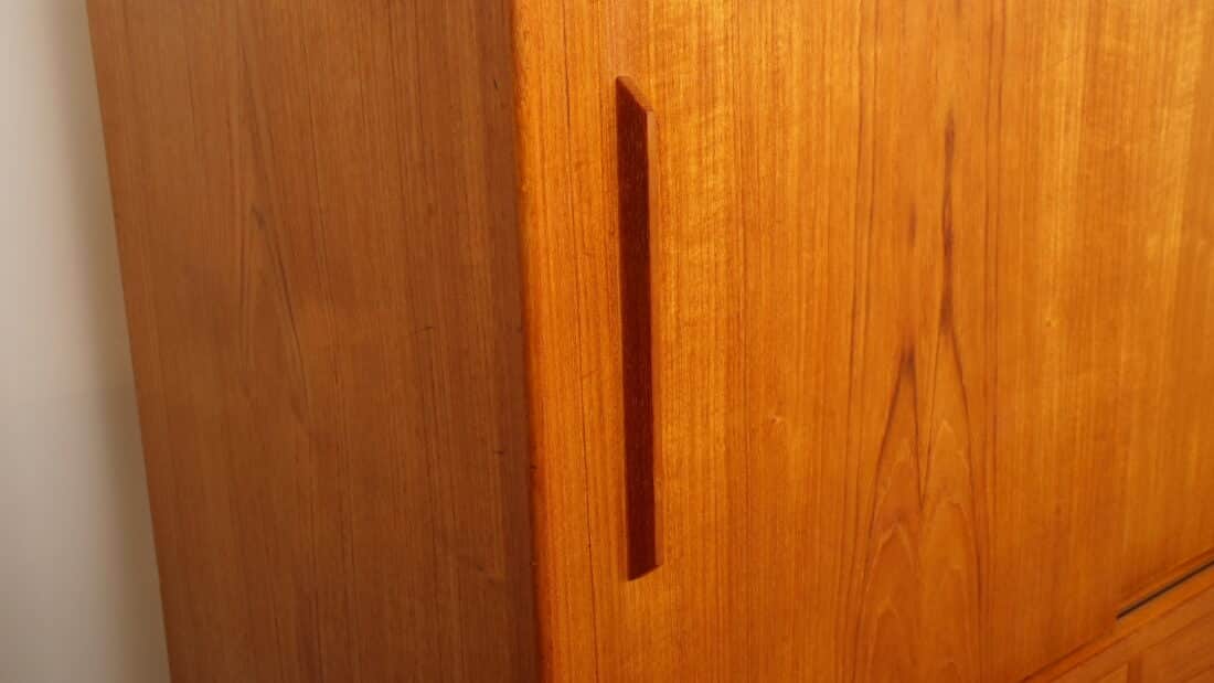 Vintage Highboard Wandkast Teak 1960s