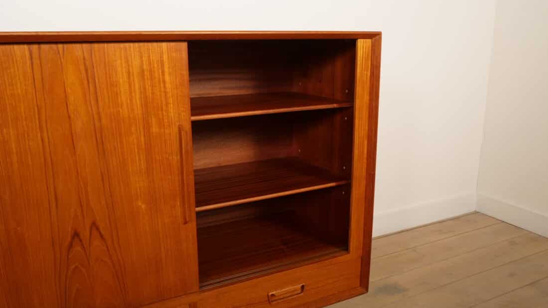 Vintage Highboard Wandkast Teak 1960s