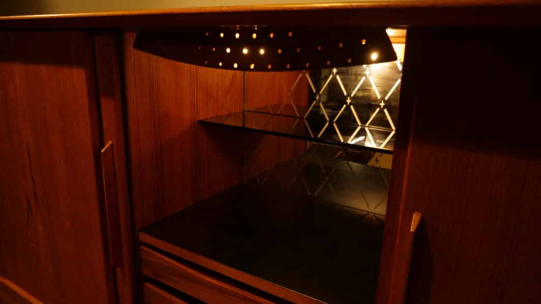 Vintage Highboard Wandkast Teak 1960s