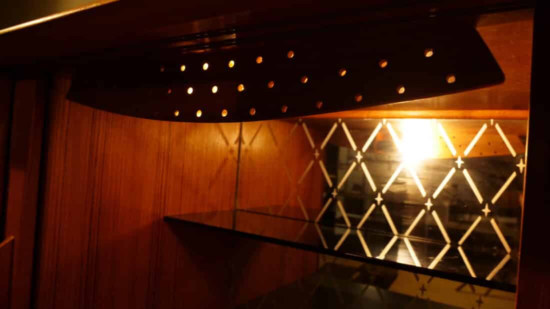 Vintage Highboard Wandkast Teak 1960s