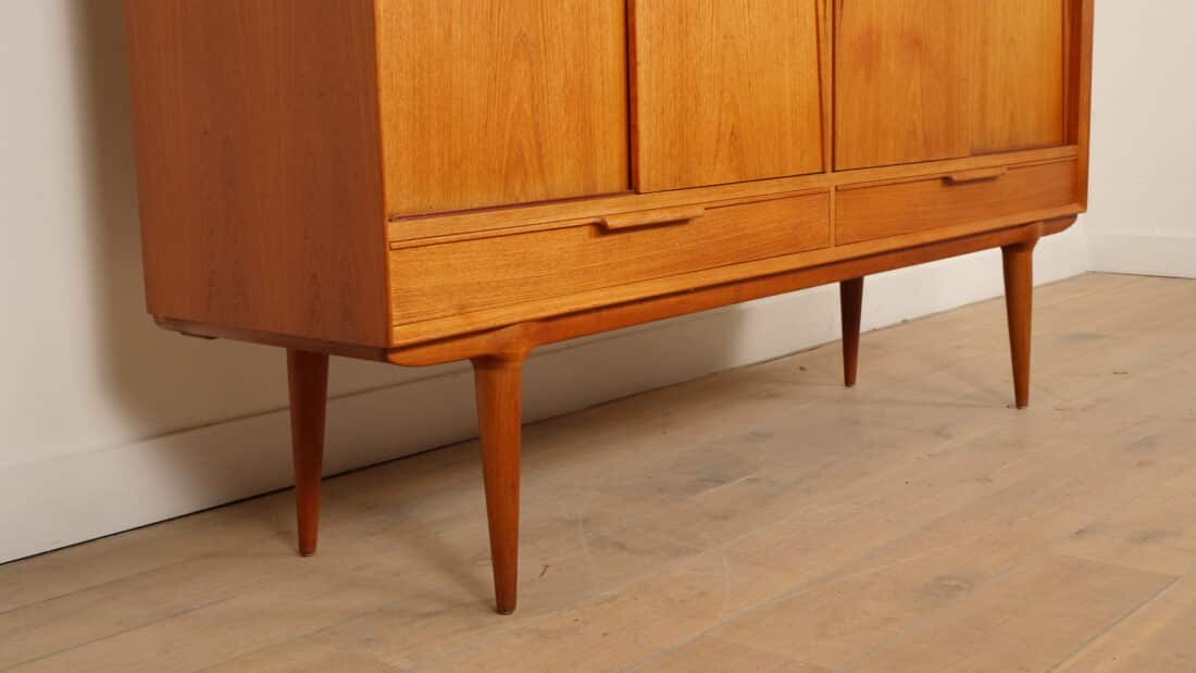 Vintage Kast Deens Design Schuifdeuren Gunni Omann 180 Cm