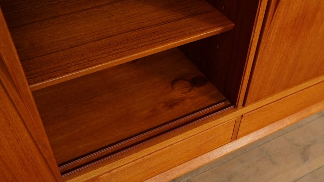 Vintage Kast Deens Design Schuifdeuren Gunni Omann 180 Cm