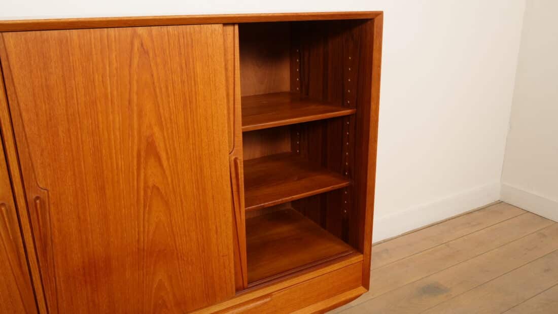 Vintage Kast Deens Design Schuifdeuren Gunni Omann 180 Cm