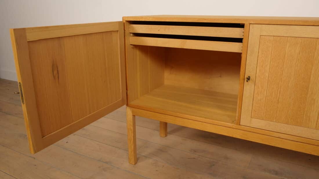 Vintage Dressoir Eiken Deens Design Kurt Ostervig