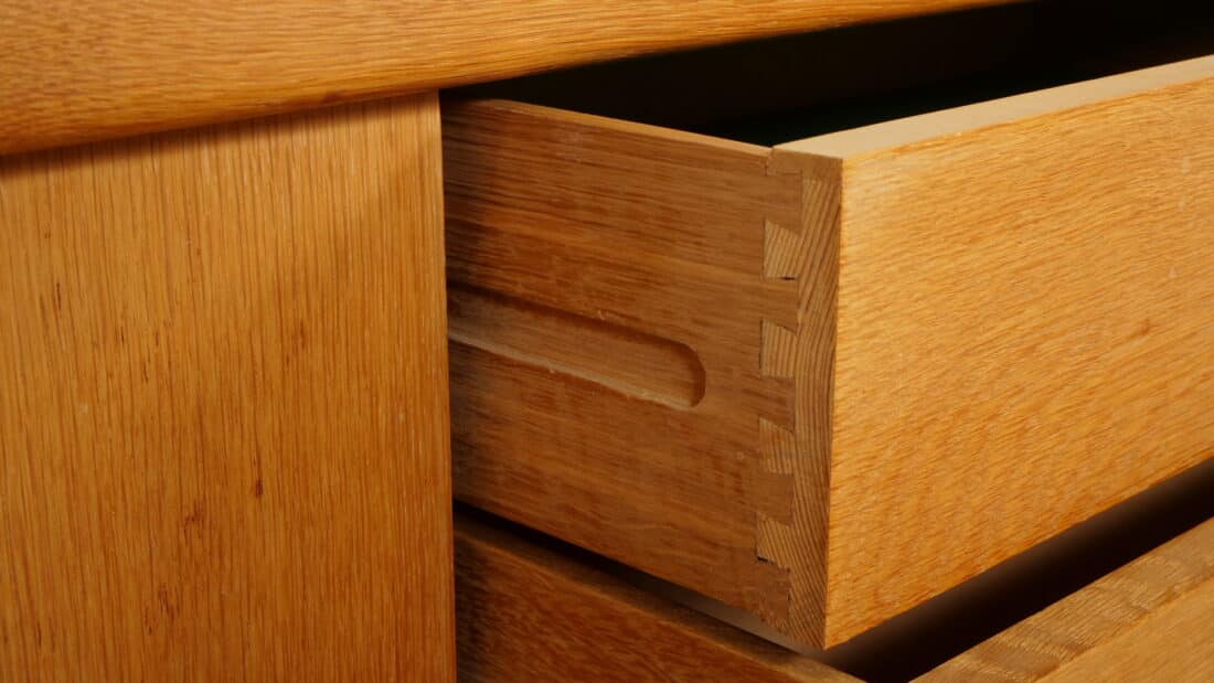 Vintage Dressoir Eiken Bramin H W Klein 225 Cm