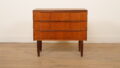 Vintage Deense ladekast | Teak | 3 lades