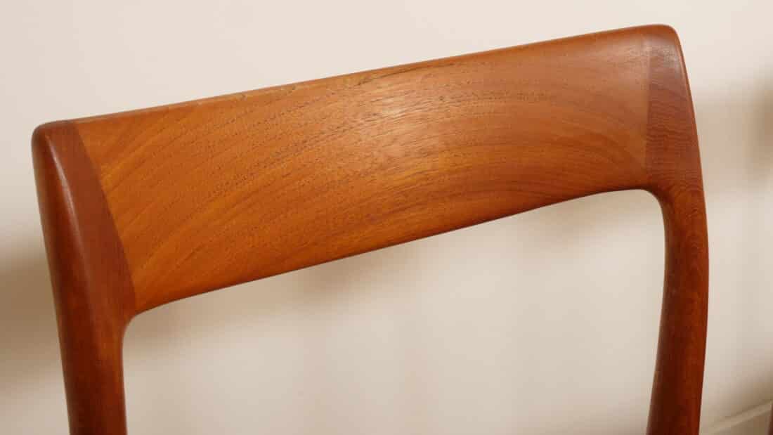 4 X Vintage Eetkamerstoelen Niels Otto Mller Model 77