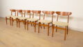 6 x eetkamerstoel | Farstrup | Model 210 | Opnieuw gestoffeerd