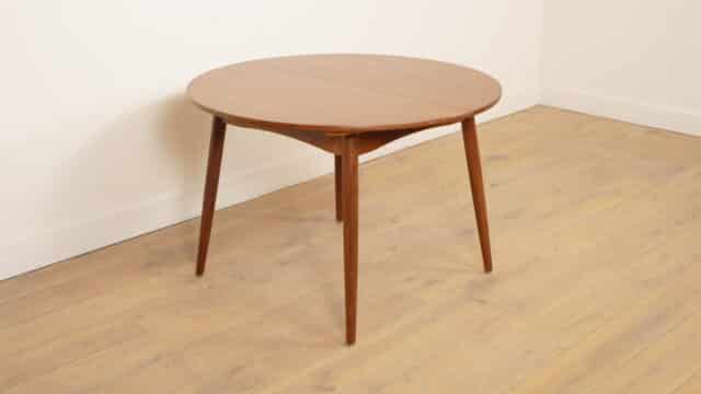 Vintage Ronde Eettafel Uitschuifbaar 1960s