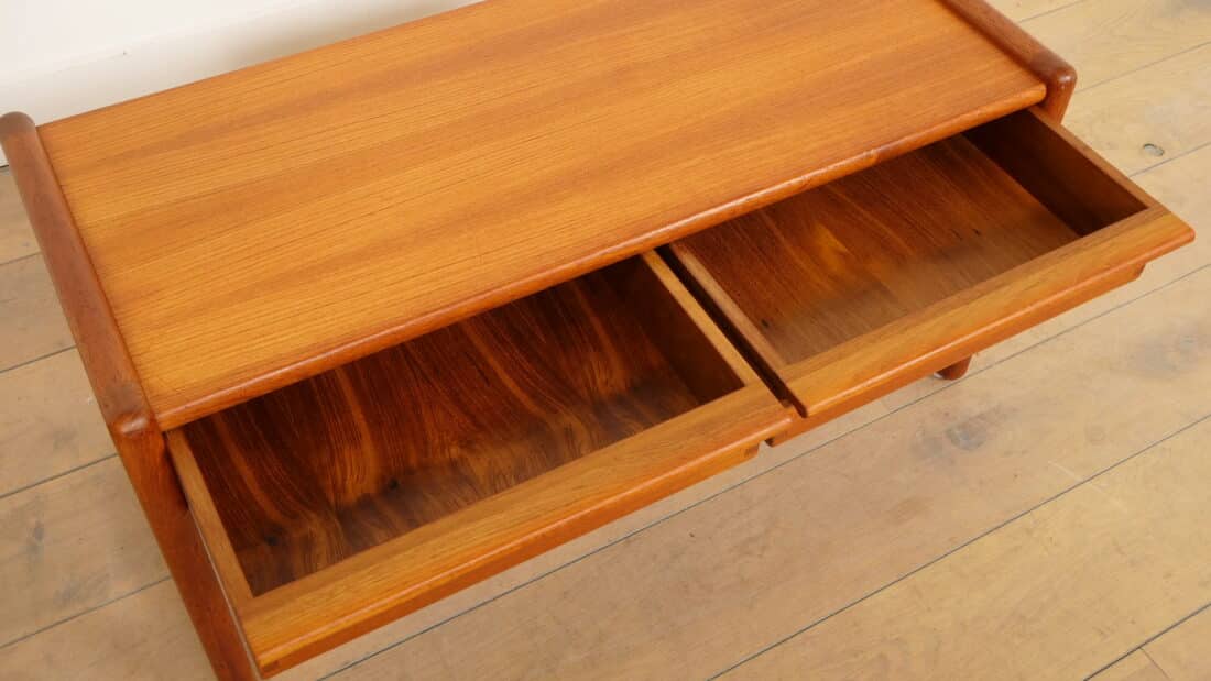 Vintage Salontafel Bijzettafel Teak Deens Aksel Kjersgaard