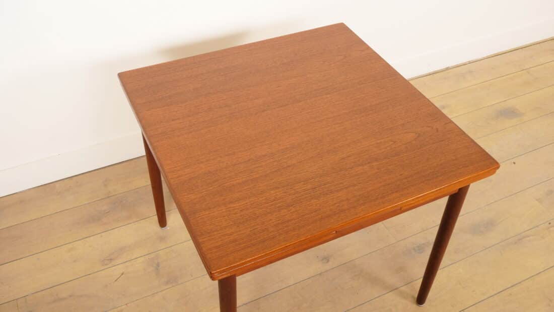 Compacte Vintage Eettafel Uitschuifbaar 1960s Compacte Vintage Eettafel Uitschuifbaar 1960s