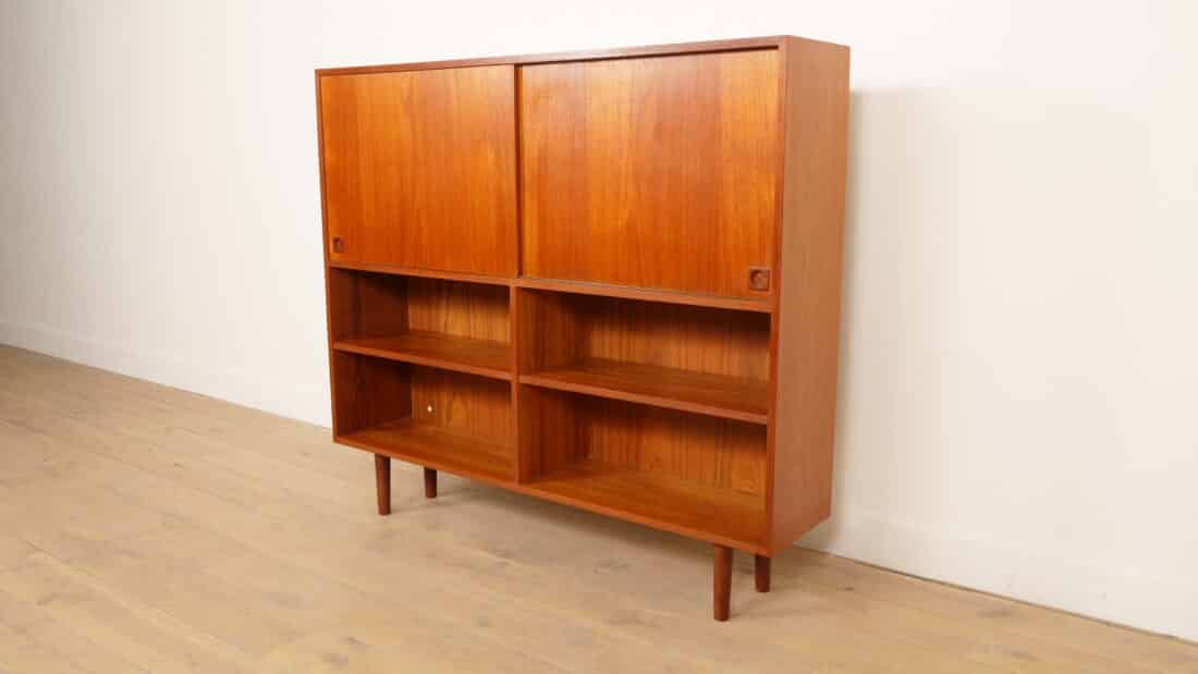 Vintage Wandkast Boekenkast Teak 1960s Vintage Wandkast Boekenkast Teak 1960s