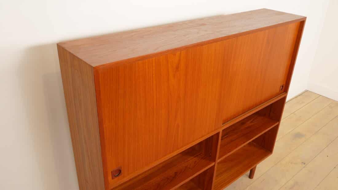Vintage Wandkast Boekenkast Teak 1960s Vintage Wandkast Boekenkast Teak 1960s